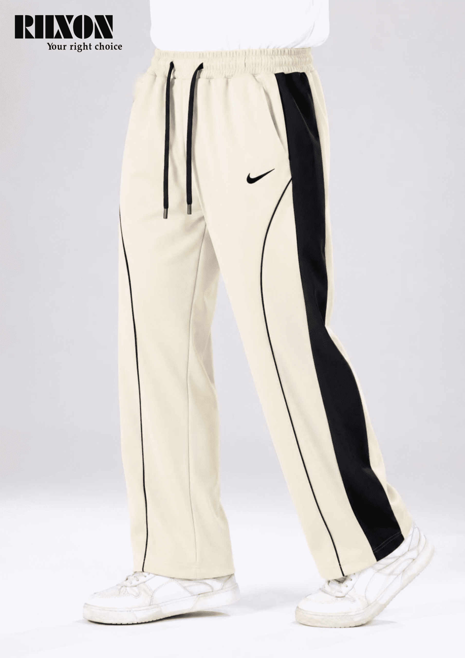 Premium Side-Striped Straight Fit Trousers